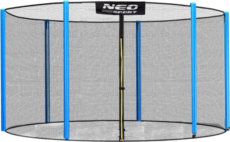 Neo-Sport äußeres Sicherheitsnetz für Trampolin 244–252 cm (8 ft) für 6 Pfosten