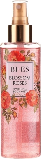 Körperspray mit Glitzer BI-ES Blossom Roses 200 ml
