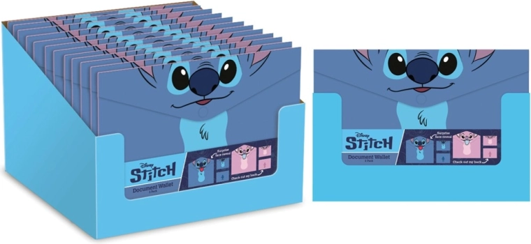 Set aus Kunststoffhüllen Lilo und Stitch