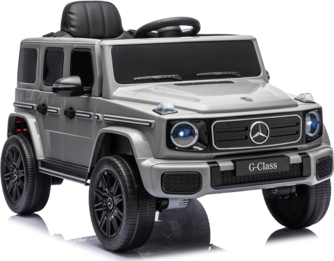 Elektrisches Kinderauto Mercedes G 4x4 24 V, grau
