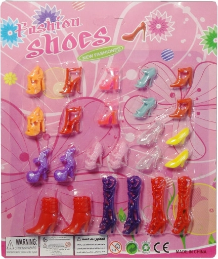 Schuhset für Puppen vom Typ Barbie – 12 Paare