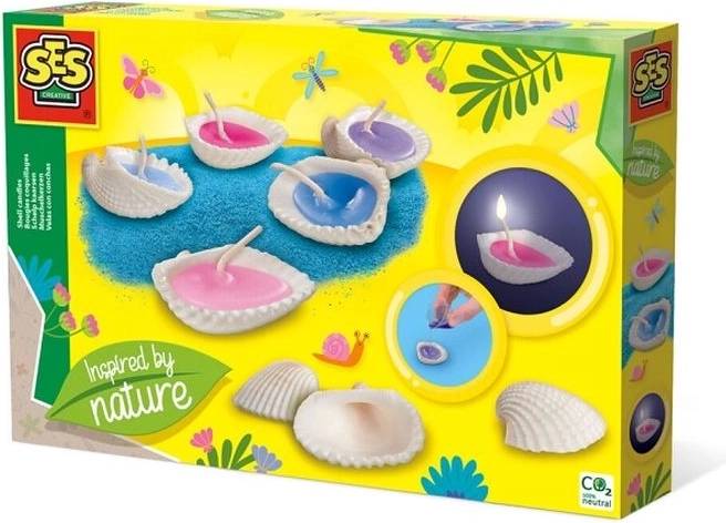 SES Creative Set zum Kerzenmachen in Muscheln