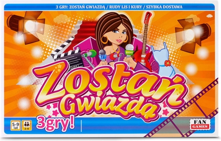 Brettspiel 3-in-1 Bleib ein Star für Mädchen