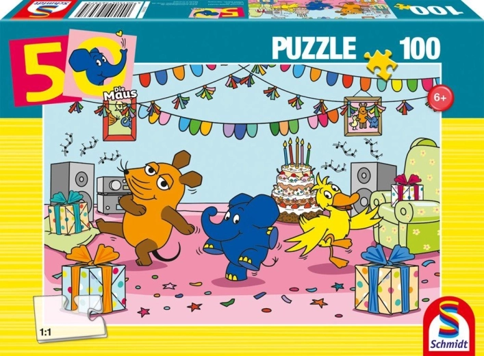 Elefantastische Party – Puzzle mit 100 Teilen