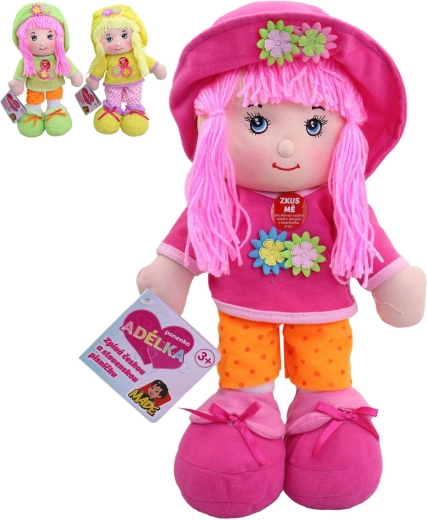 Textile singende Puppe Adélka mit Licht und Sound - 1 Stück