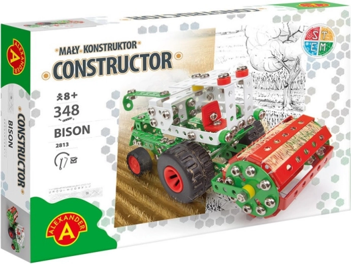 Baukasten Mähdrescher Bison – Metallbaukasten für Kinder ab 8 Jahren