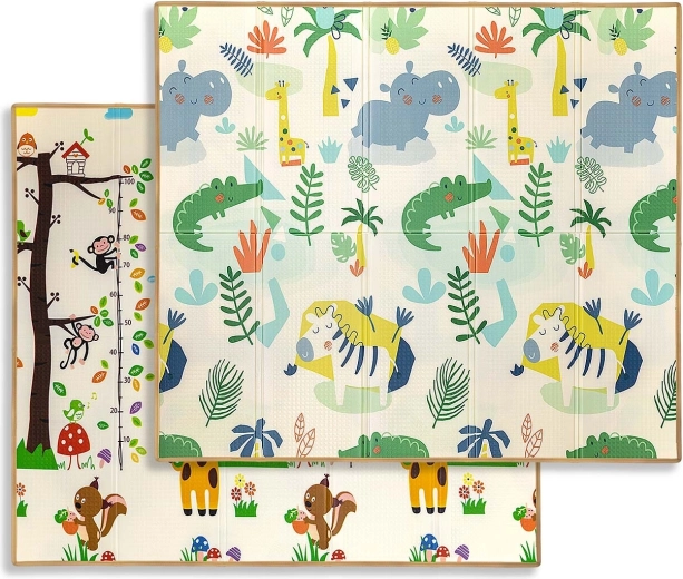 Milly Mally faltbare Schaumstoffmatte Play savanna and tree t1