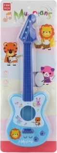 Kinder-Plastikgitarre blau