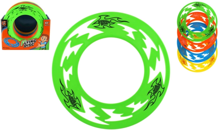 Fliegender Kunststoffring 25 cm – leichter Frisbee-Ring für Outdoor-Spaß