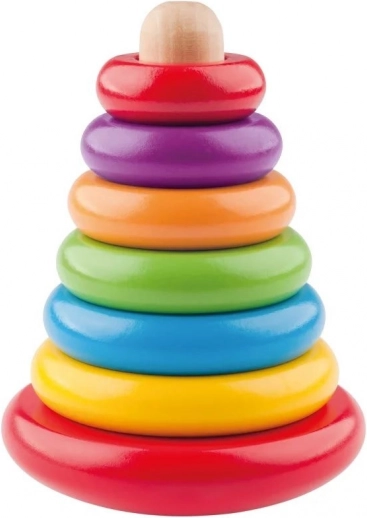 Bunte Steckpyramide