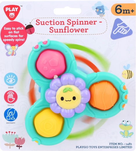 Playgo Saugspinner Sonnenblume