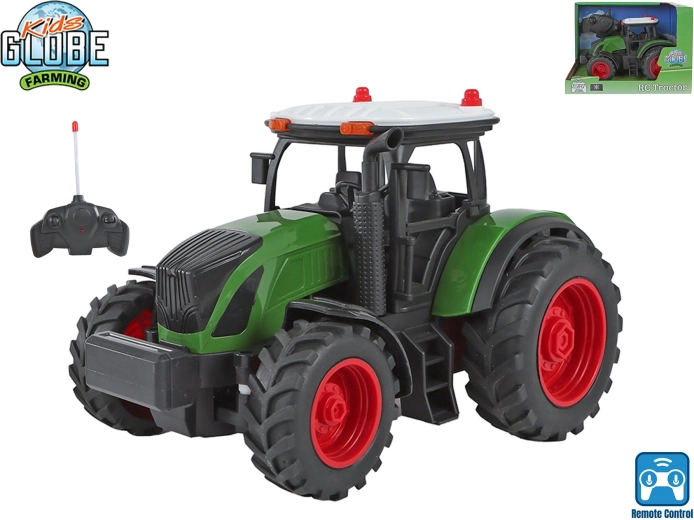 Kids Globe Farming ferngesteuerter Traktor für den Bauernhof 2,4 GHz ca. 20 cm