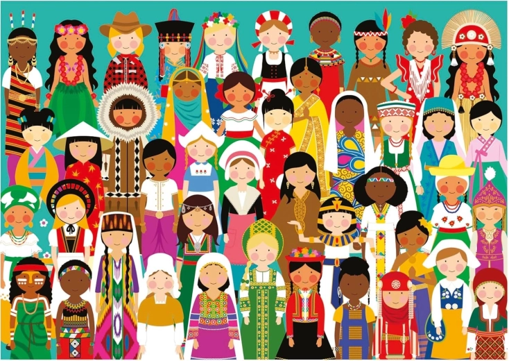 Educa Puzzle Mädchen der Welt 300 Teile