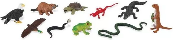Am Fluss – Set mit Tierfiguren Safari Ltd (48 Stk.)