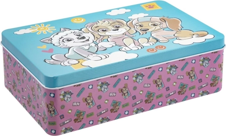 Blechdose mit Paw-Patrol-Motiv