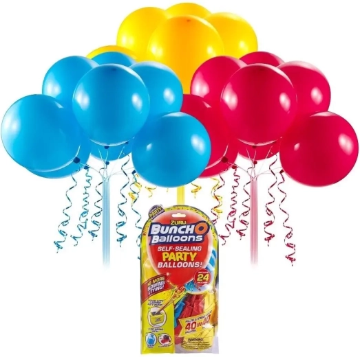 Zuru Partyballons – Rot, Blau und Gelb (24 Stk.)