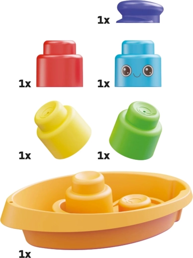 Momy Soft weiche Bausteine mit Boot