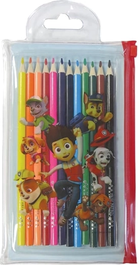 Buntstifte Paw Patrol im wiederverschließbaren PVC-Etui (12 Stk.)