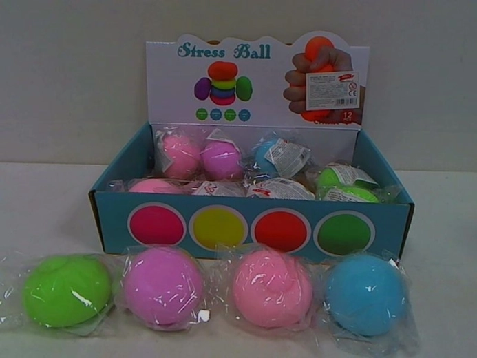 Antistress-Quetschball im Verkaufsdisplay (12 Stk.)