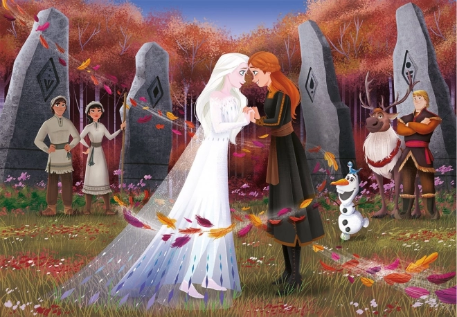 Clementoni Puzzle Die Eiskönigin 2 – Schwestern, 104 Teile