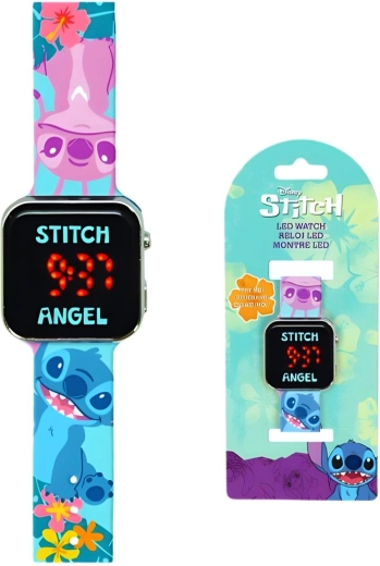 LED-Digitaluhr Lilo und Stitch
