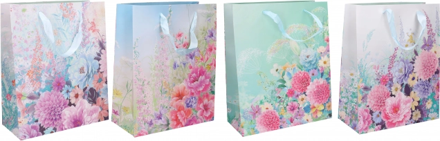 Geschenktasche L, 40 × 30 × 12 cm – Mix ganzjähriger Motive
