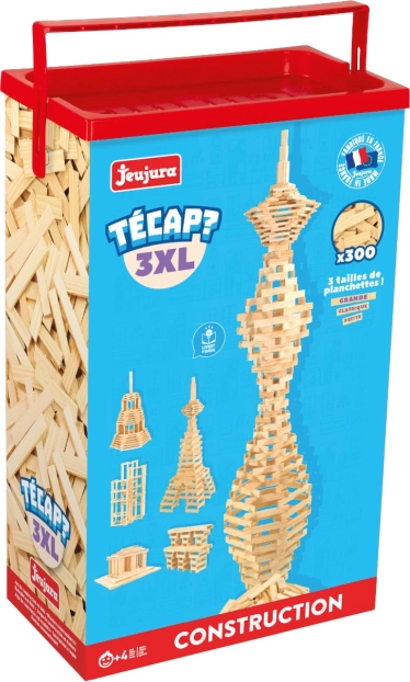 Jeujura Holzbaukasten Técap 3XL – 300 Teile