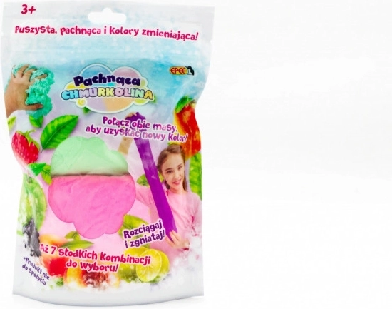 Duftende Knetmasse Chmurkolina 2×30 g – Farbmix, Himbeere