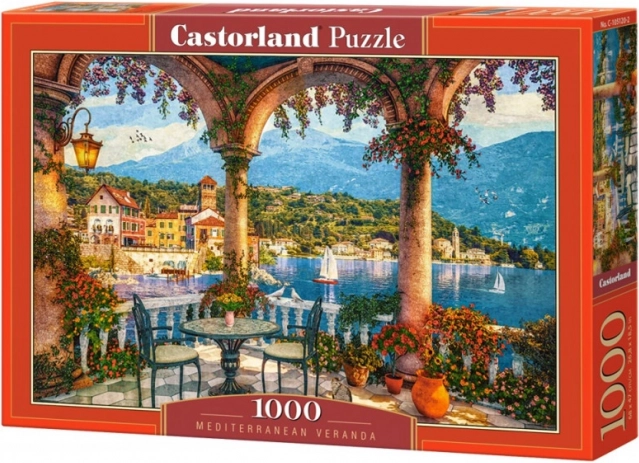 Puzzle 1500 Teile Mittelmeer-Veranda