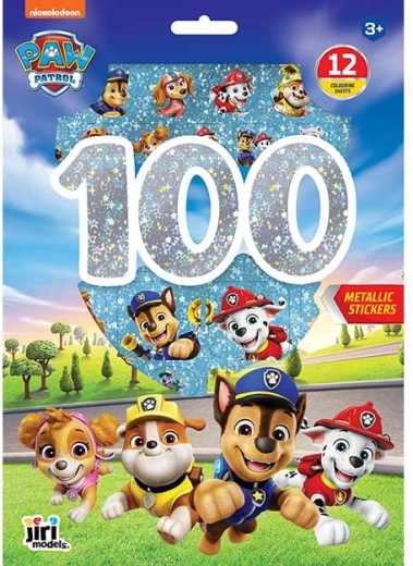 Metallic-Sticker und Malblätter Paw Patrol (100 Stk.)
