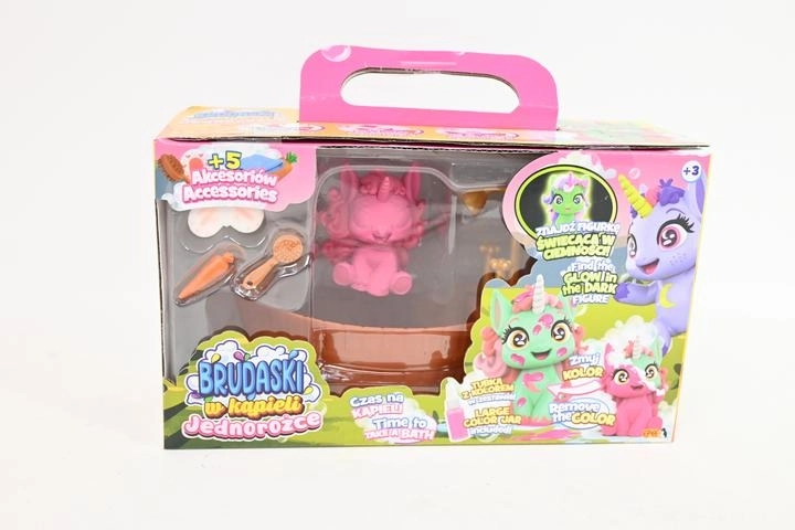 EPEE Florcia Einhorn mit Badewanne und Dusche – Badezimmer-Set