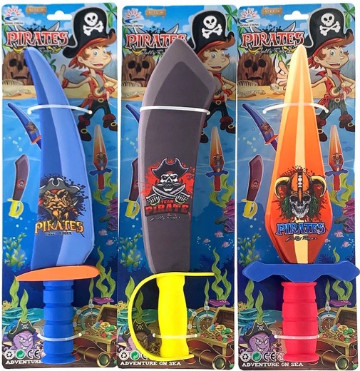 Piratensäbel aus Schaumstoff für Kinder – 1 Stück