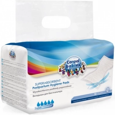 Canpol babies Hochsaugfähige geformte Wochenbett-Einlagen 10 Stk