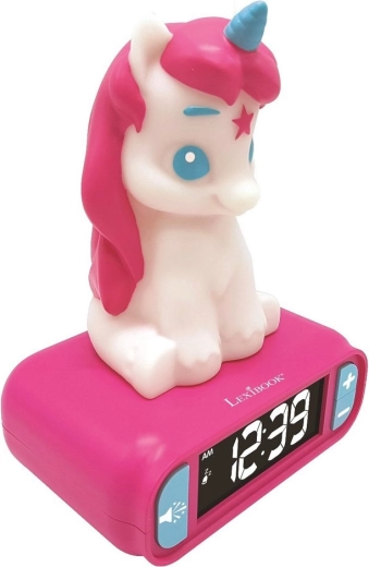 Kinderwecker mit Einhorn und Nachtlicht