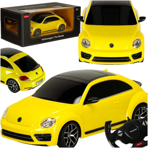 Ferngesteuertes Auto Rastar Volkswagen Beetle 1:14, gelb