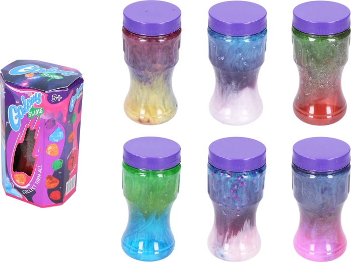 Formbare Galaxie-Schleim mit Glitzer 400 ml