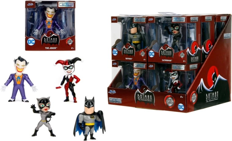 Jada DC Batman Animated Welle 2 – Sammelfiguren (Display 12 Stk.)
