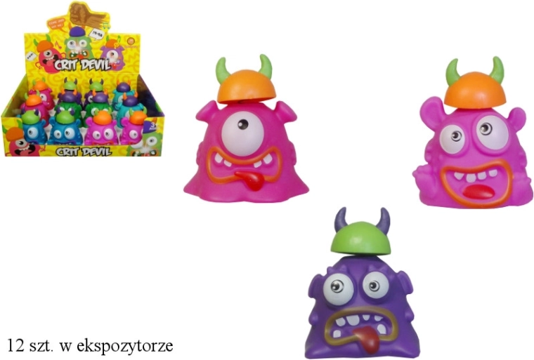 Schreiende Monsterfigur mit Licht und Geräuschen