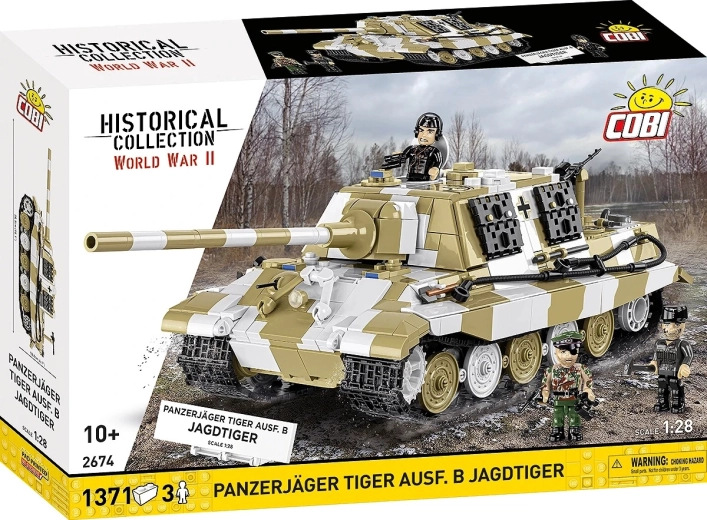 COBI Bausatz Panzerjäger Tiger Ausf. B Jagdtiger 1:28 (1371 Teile)