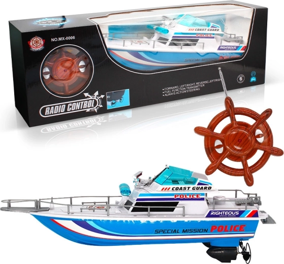 RC-Polizeiboot, 4 Kanäle