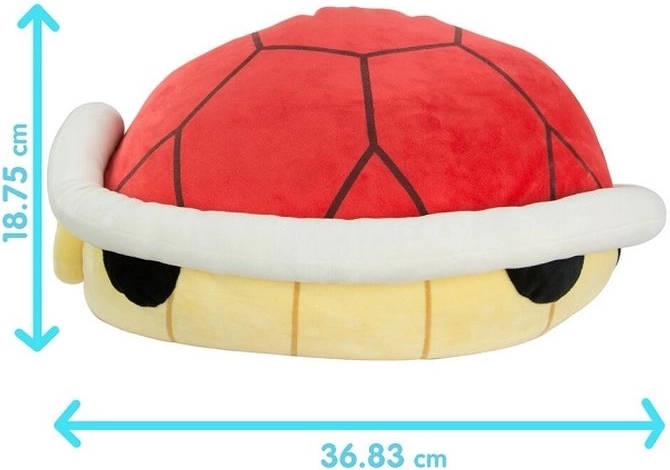 Tomy Mocchi Mocchi Plüschtier Mario Kart – Roter Panzer