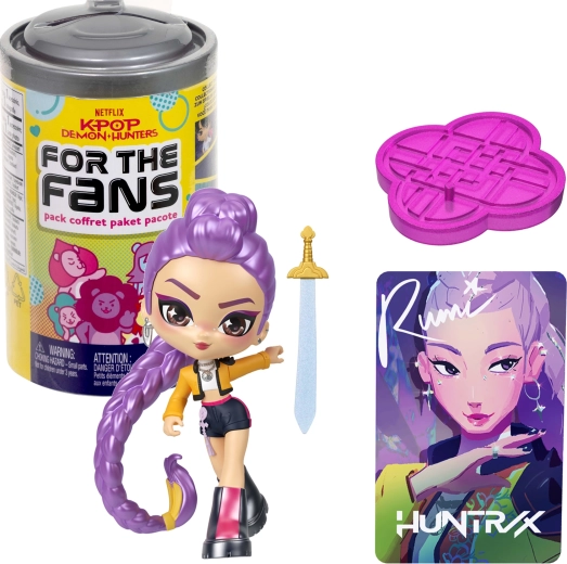 Mattel KPop Demon Hunters Überraschungs-Sammelfigur mit Zubehör und Sammelkarte (Soda-Pop-Dose)