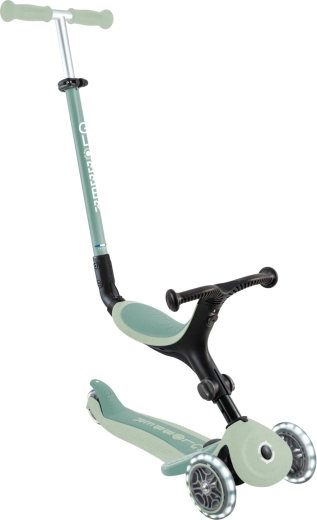 Globber GO•UP Active Lights Ecologic 3in1 pistaziengrün