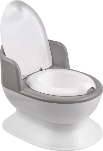 Maltex Töpfchen tragbare Toilette – weiß/grau