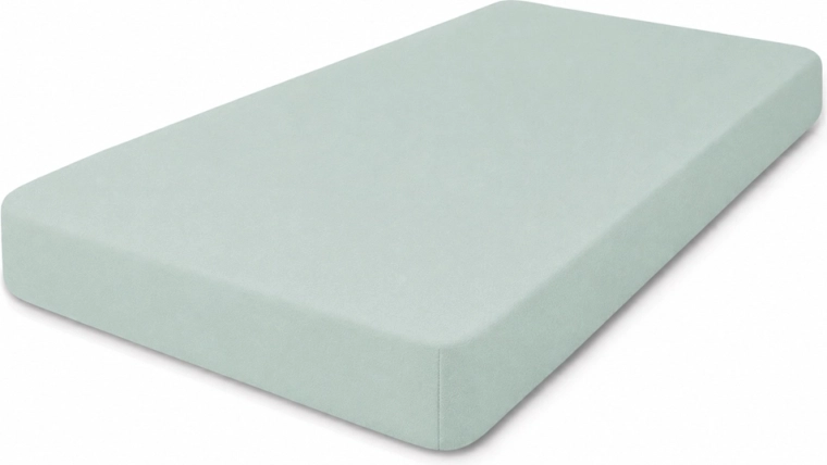 Babymatex Spannbettlaken aus Jersey für Kinderbett 60 × 120 cm ecru (Elfenbein) – Salbeigrün