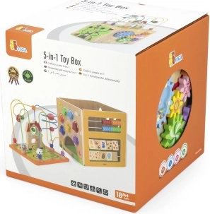 Holz-Aktivitätsbox 5 in 1