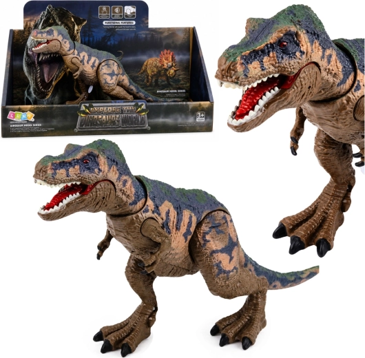 Realistische Dinosaurierfigur T-Rex mit beweglichen Gliedmaßen und Sounds