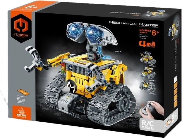 iM.Master Mechanical Master 4v1 ferngesteuerter Kettenroboter gelb 560 Teile - 1 Stück