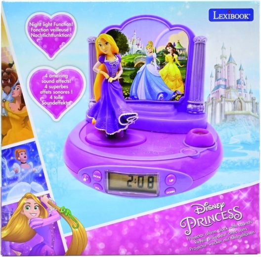 3D Wecker mit Projektor Disney Prinzessinnen