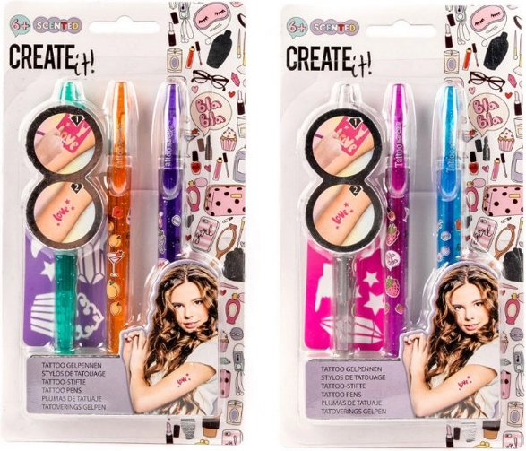 Create It! parfümierte Stifte für temporäre Tattoos